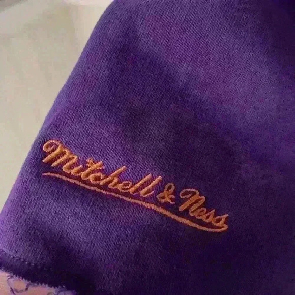 Mitchell &Ness Clemson Tigers Pregame Short Sleeve Fleece Hoodie NWT M MSRP$85 - Picture 3 of 12